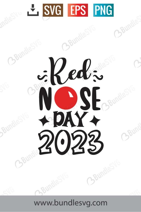 Red Nose Day 2023 Svg