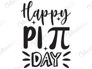 Happy Pi Day SVG Cut Files