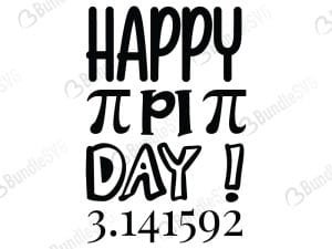 Happy Pi Day SVG Files