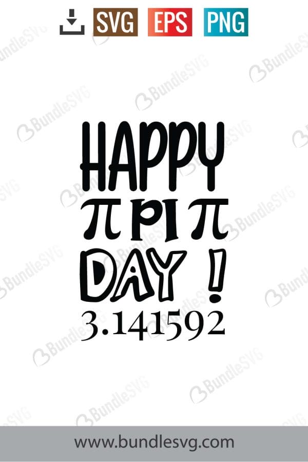 Happy Pi Day SVG Files