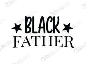 Black Father Svg