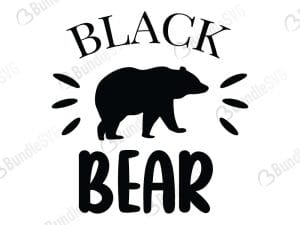 Black Bear Svg