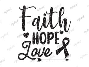 Faith Hope Love Svg