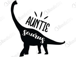 Auntie Saurus Svg