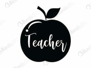 Apple Teacher Svg