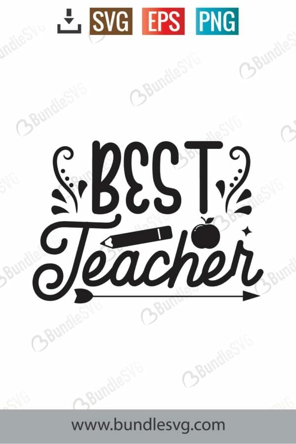 Best Teacher Svg