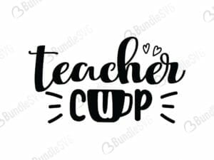 Teacher Cup Svg