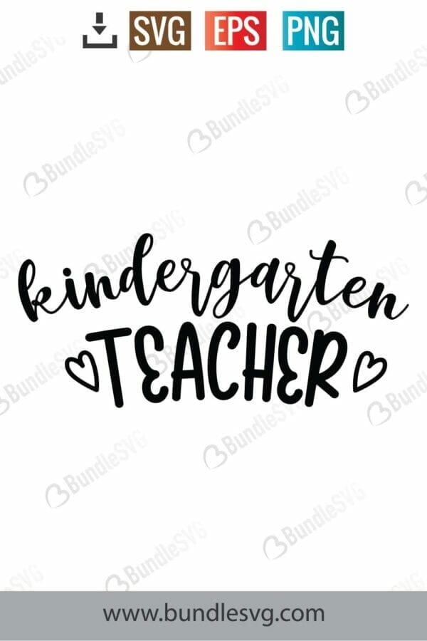 Kindergarten Teacher Svg