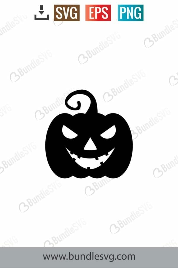 Scary Pumpkin Svg