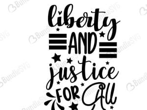 Liberty And Justice For All Svg