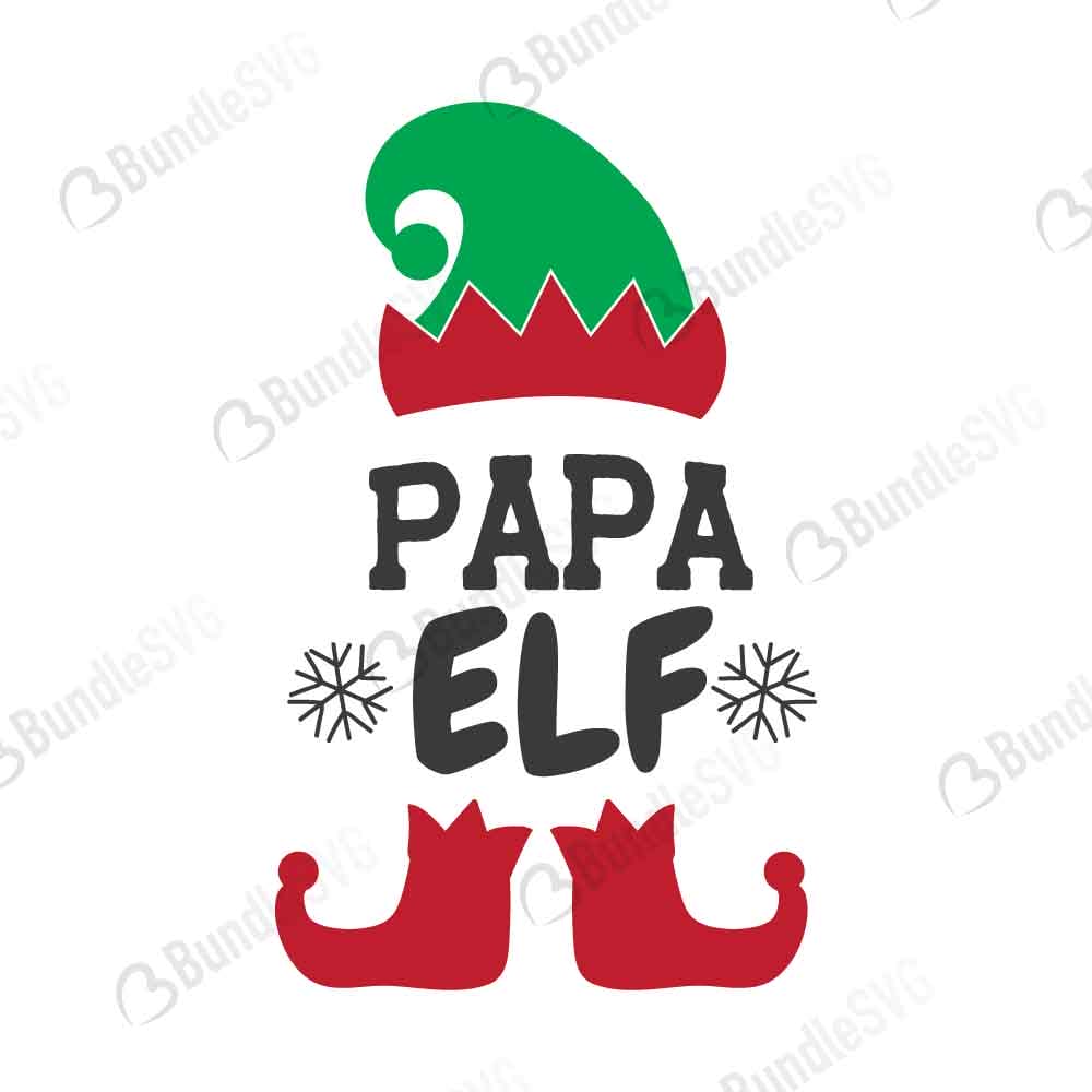 Papa Elf Svg