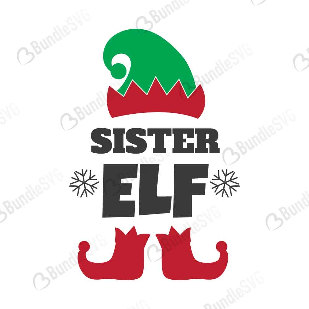 SIster Elf Svg