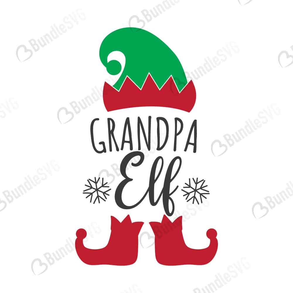 Grandpa Elf Svg