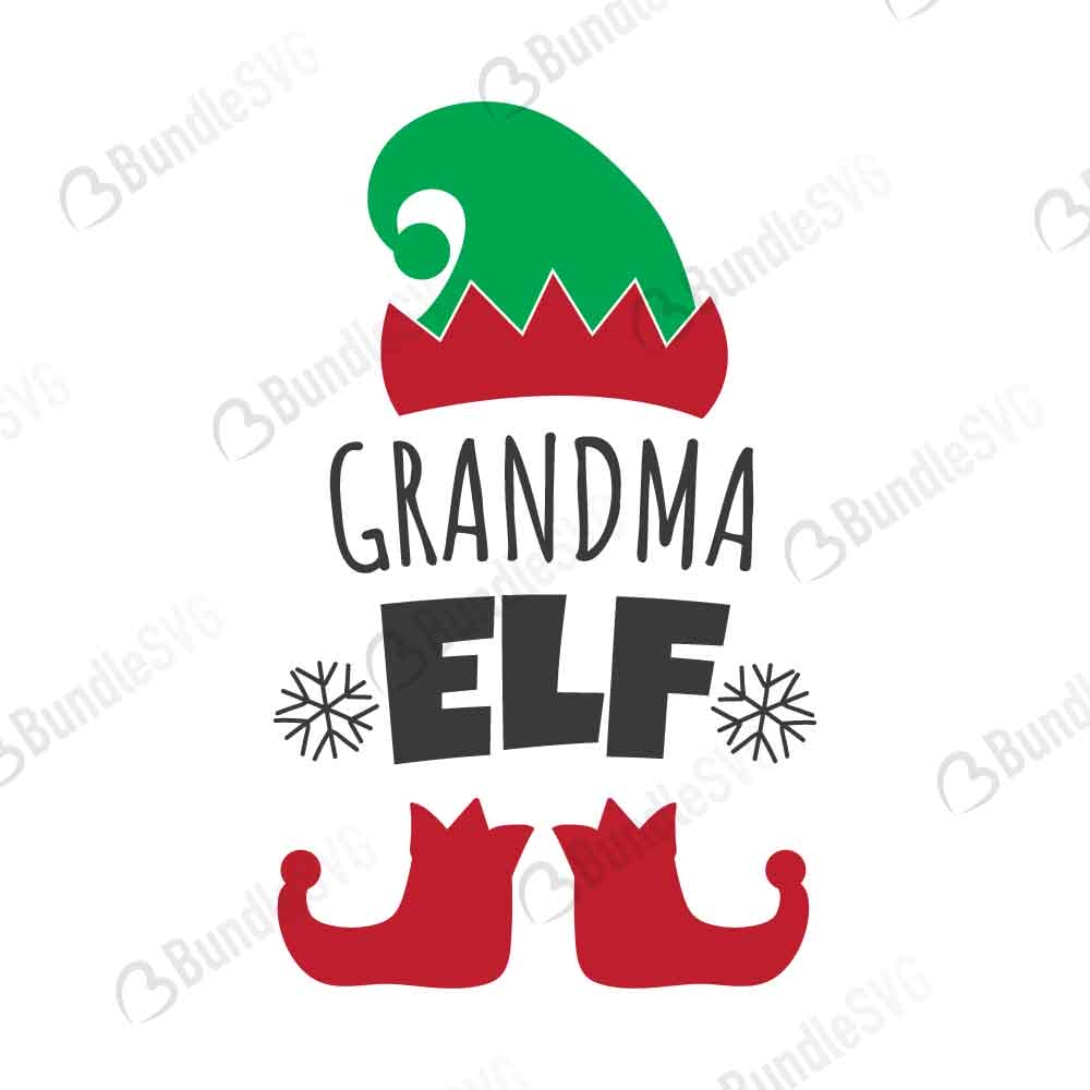 Grandma Elf Svg