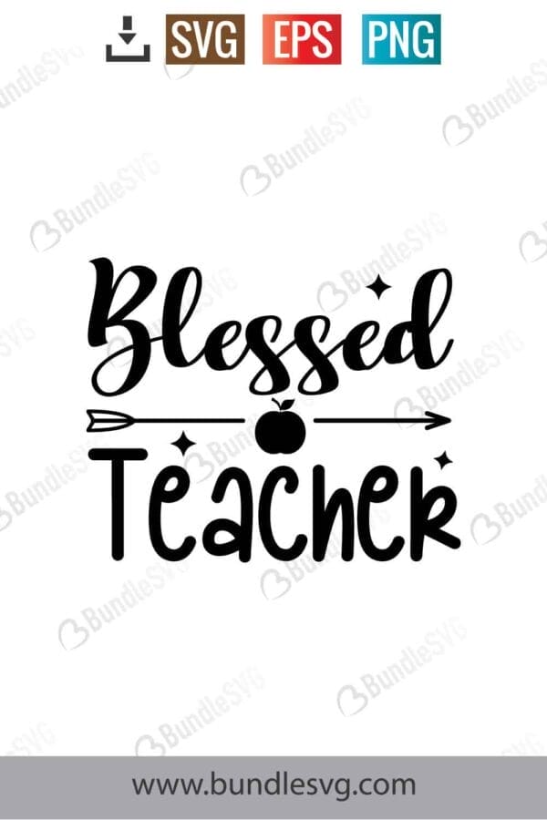 Blessed Teacher Svg