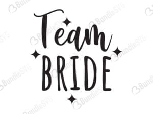 Team Bride Svg