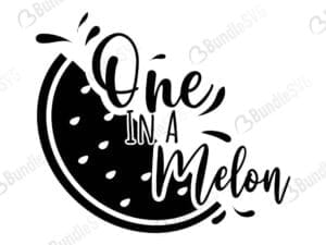 One In A Melon Svg