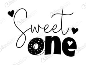 Sweet One Svg