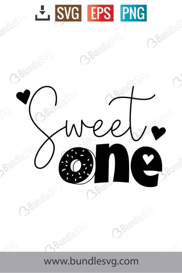 Sweet One Svg