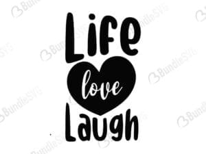 Live Love Laugh Svg