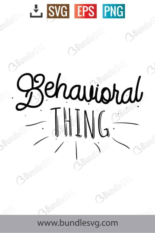 Behavioral Thing Svg