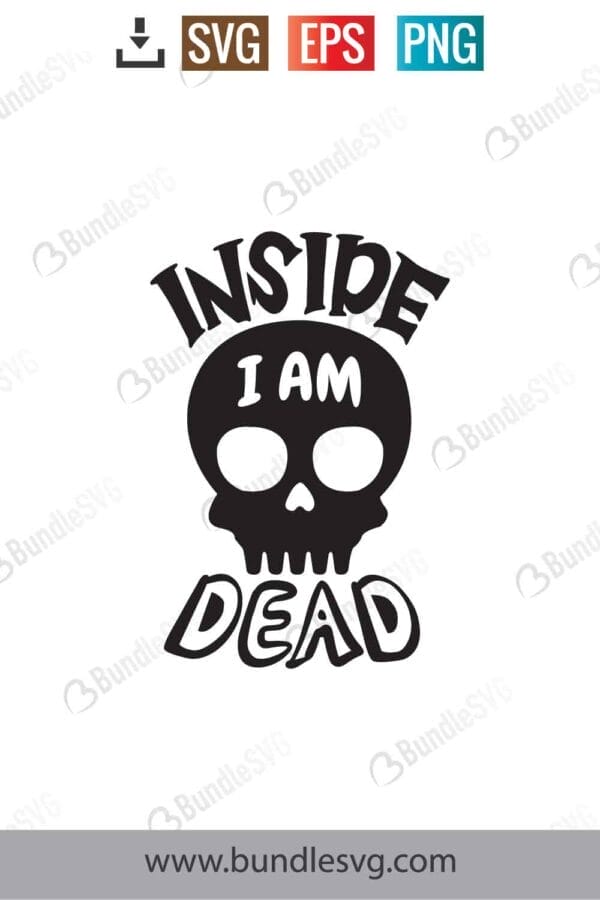 Inside Im Dead Svg