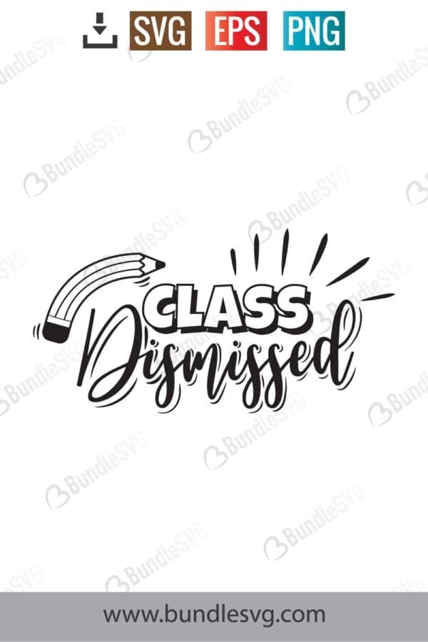 Class Dismissed Svg