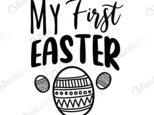 My First Easter Svg