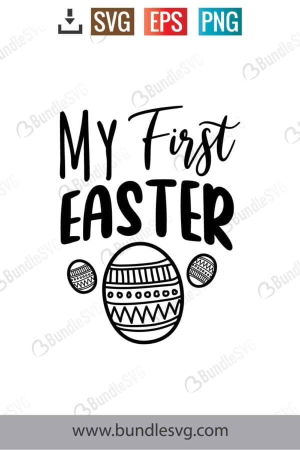 My First Easter Svg