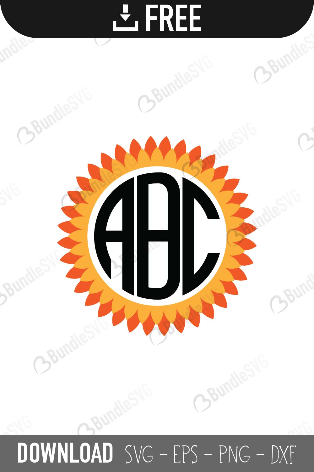 Circle Monogram SVG Files