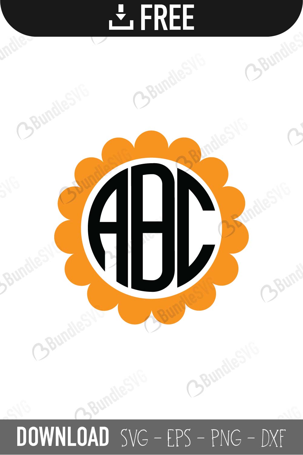 Circle Monogram SVG Files