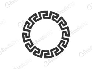 Monogram Frame SVG Cut Files