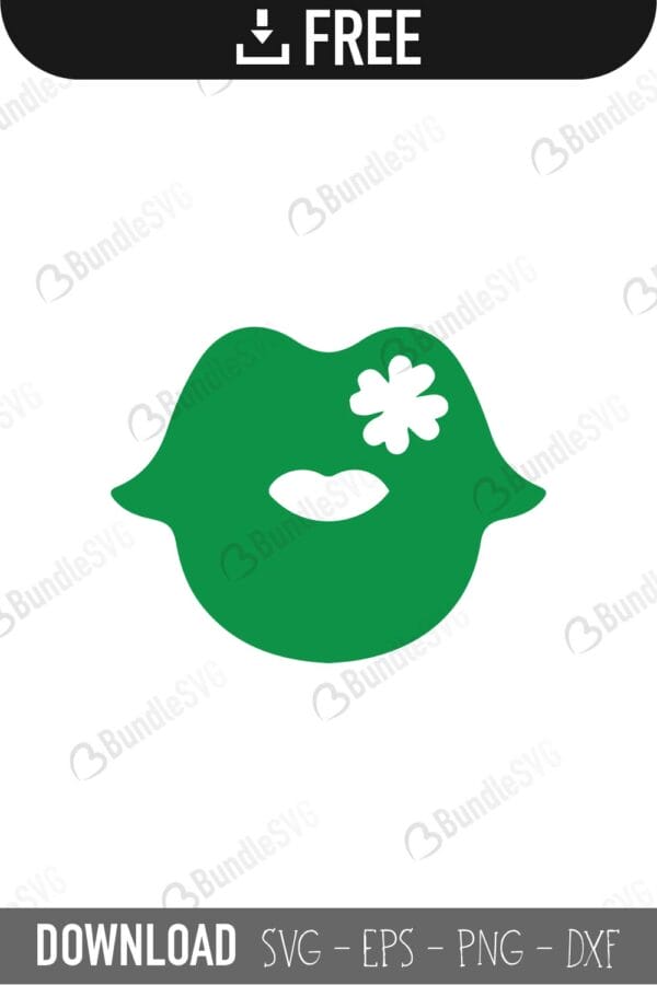 lips, distressed, kiss, clover, saint patricks, shamrock, grunge lips, free, download, free svg, svg, design, cricut, silhouette, svg cut files free, svg, cut files, svg, dxf, silhouette, vector,