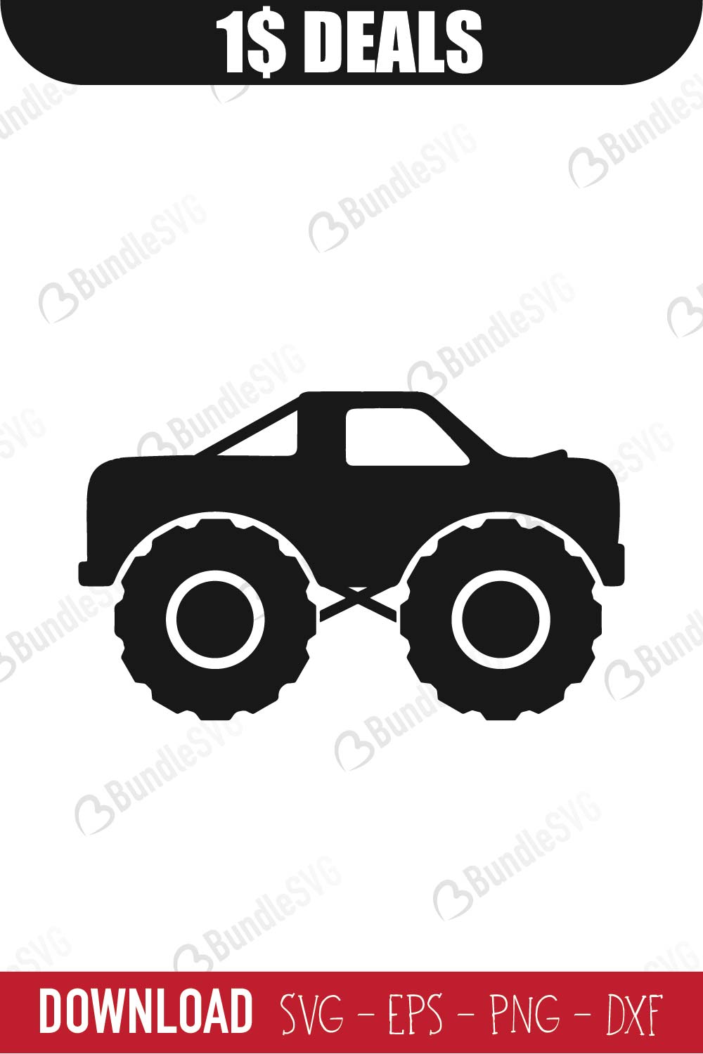 Monster Truck SVG Cut Files