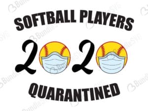 Softball Players 2020 SVG Files