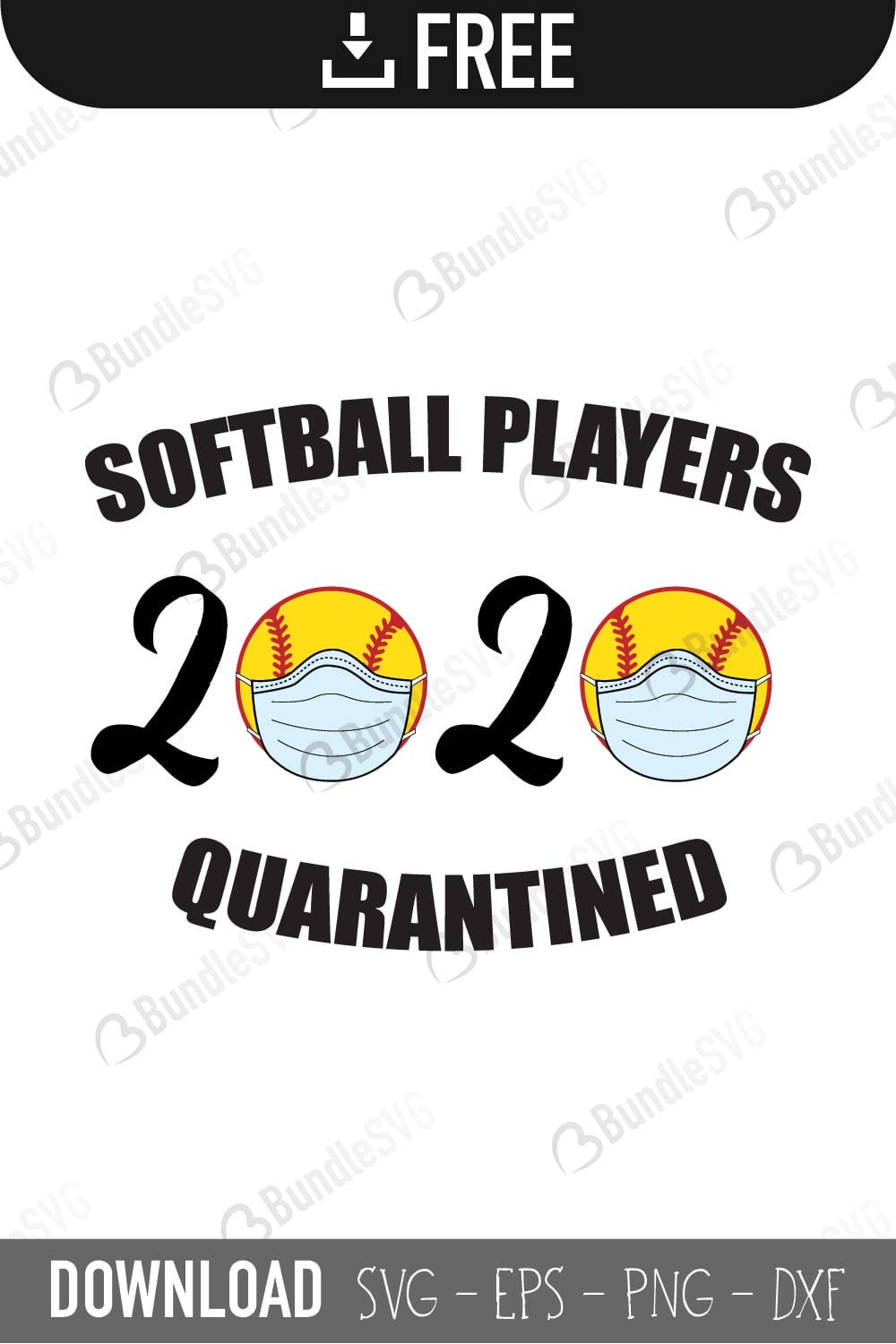 Softball Players 2020 SVG Files