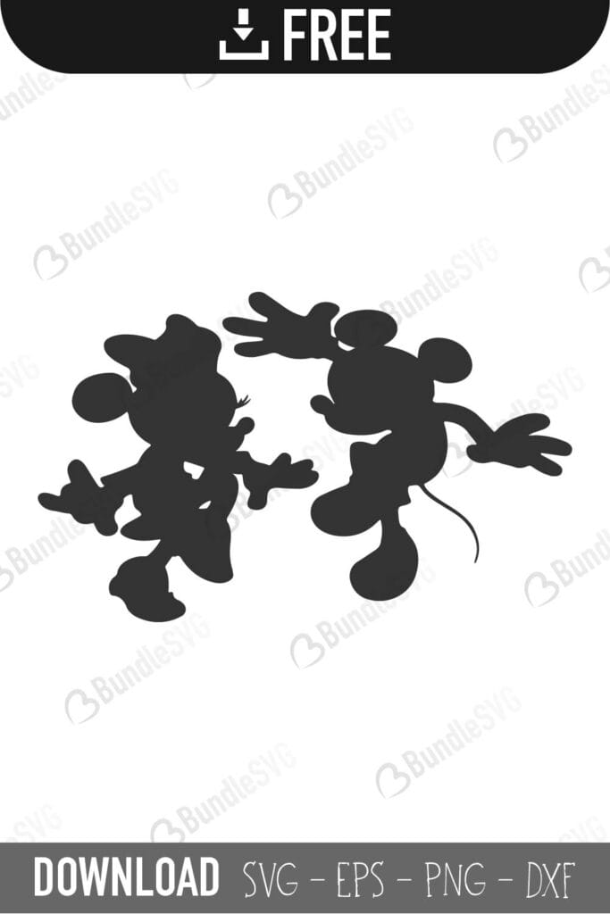 Mickey Minnie SVG Cut Files Free Download | BundleSVG