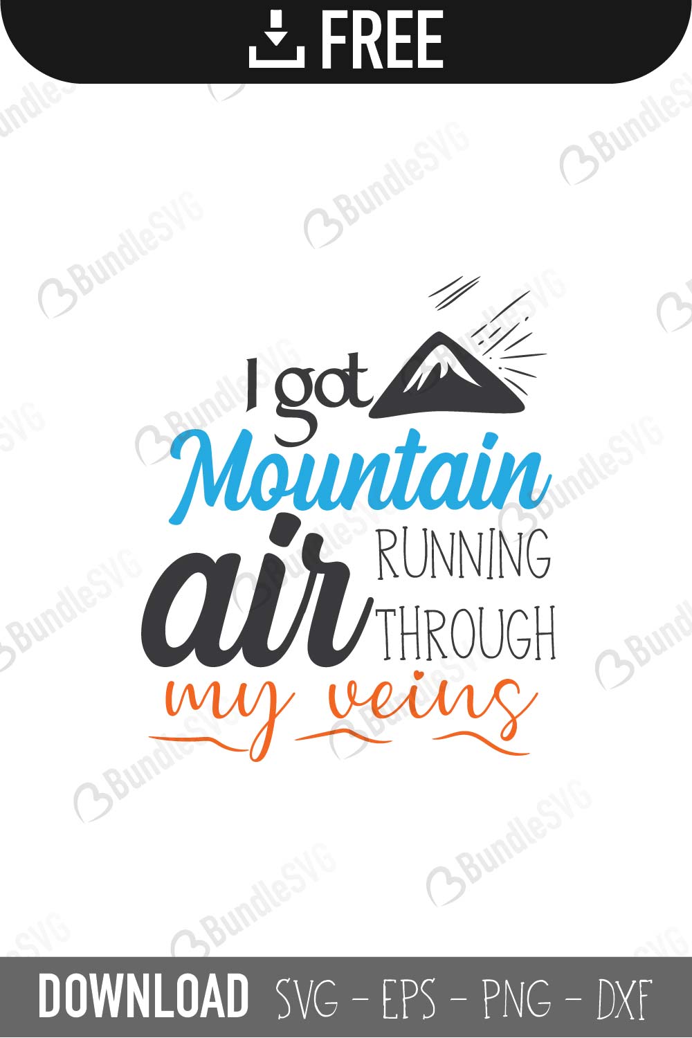 I Got Mountain Air Running Through My Veins