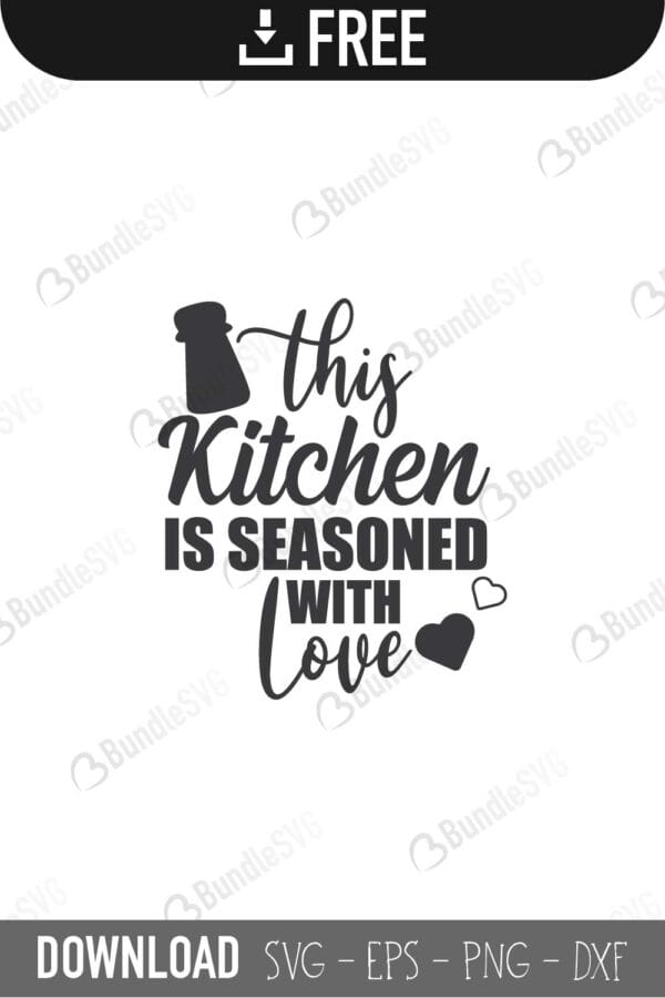 Kitchen Svg Cut Files Free Download Bundlesvg