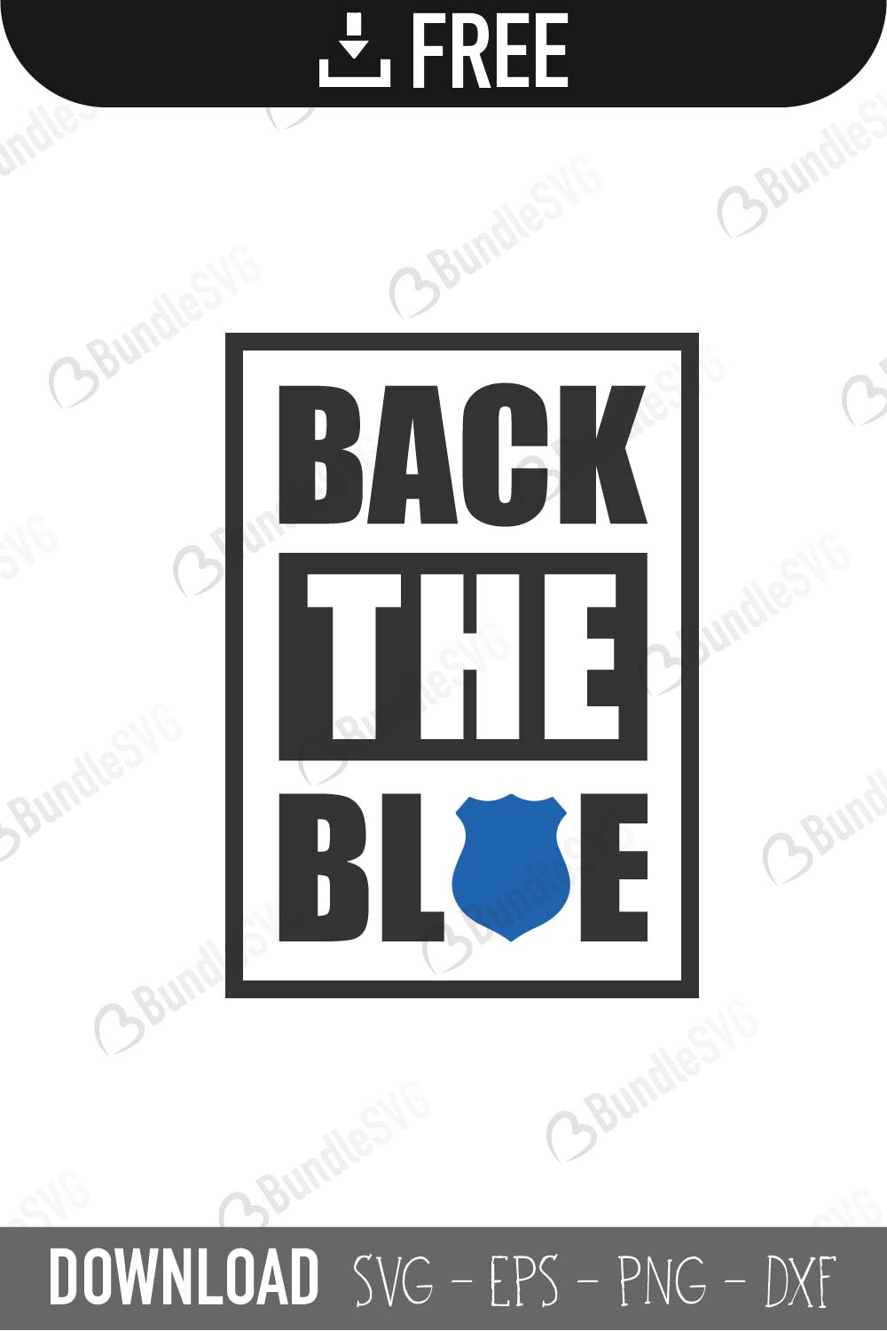 back, the blue, police badge, police officer, shield, blue line, heart, love, back the blue, back the blue free, back the blue download, back the blue free svg, svg files, svg free, back the blue svg cut files free, dxf, silhouette, png, vector, free svg files,