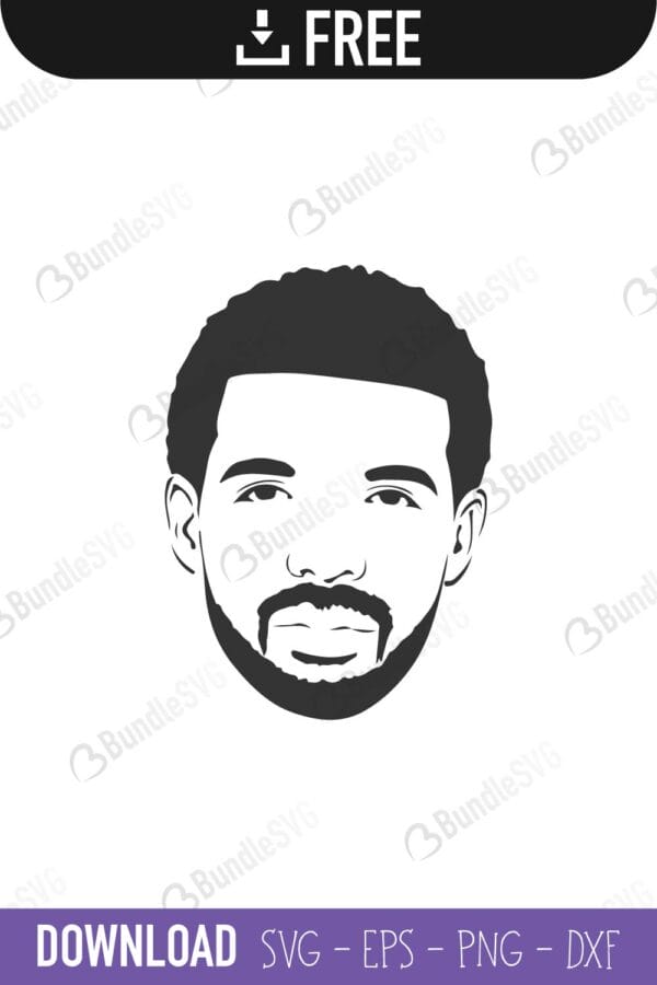 drake, drake face, drake smile, rapper, cut, cameo, cricut, clipart, drake free, drake svg free, drake svg cut files free, drake download, drake shirt design, cut file,