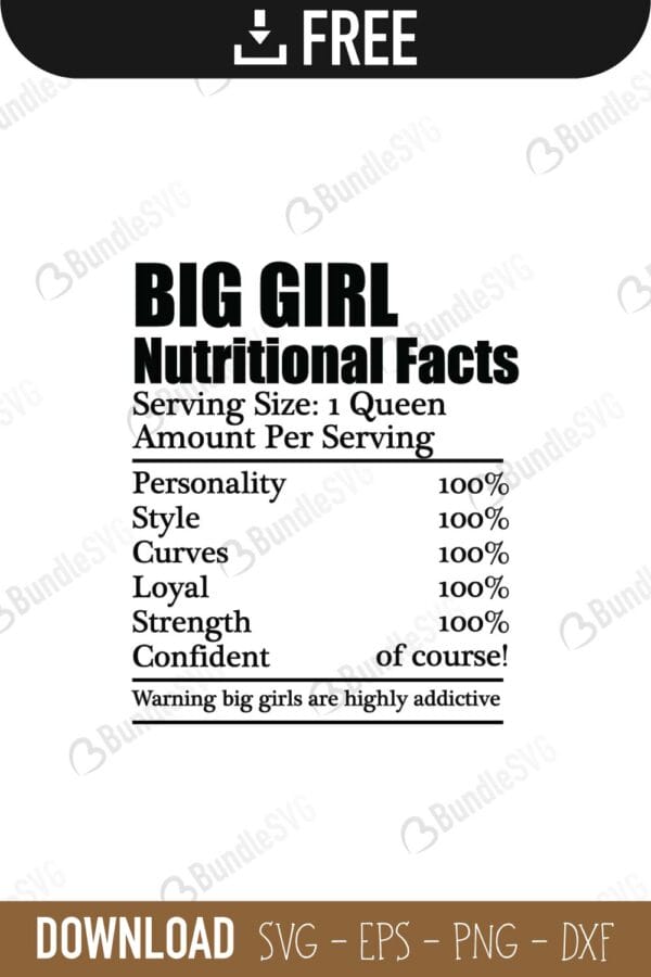 big, girl, nutrition, big girl nutrition facts free, big girl nutrition facts svg free, big girl nutrition facts svg cut files free, big girl nutrition facts download, big girl nutrition facts shirt design, cut file,