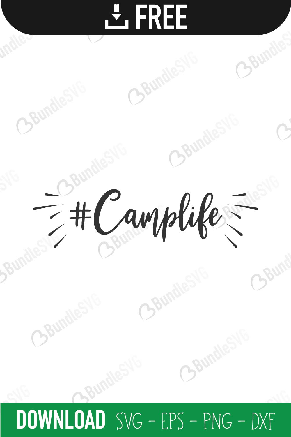 Camp Life SVG Cut Files Free Download | BundleSVG