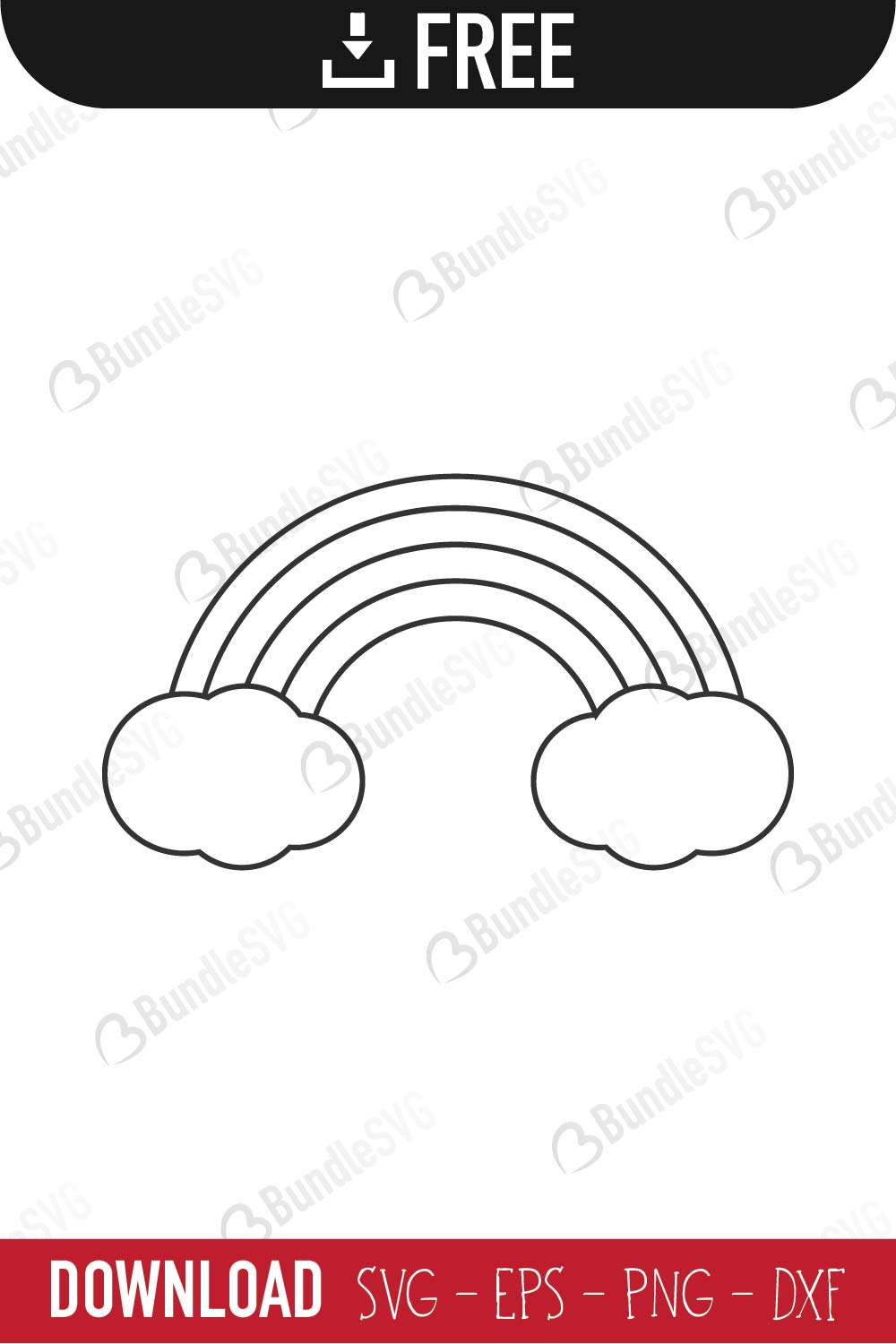 Rainbow Cloud Unicorn SVG Cut Files