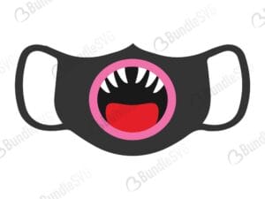 monster, halloween, face, mask, holiday, face mask, cover, health, holiday, free, svg free, svg cut files free, download, shirt design, cut file,