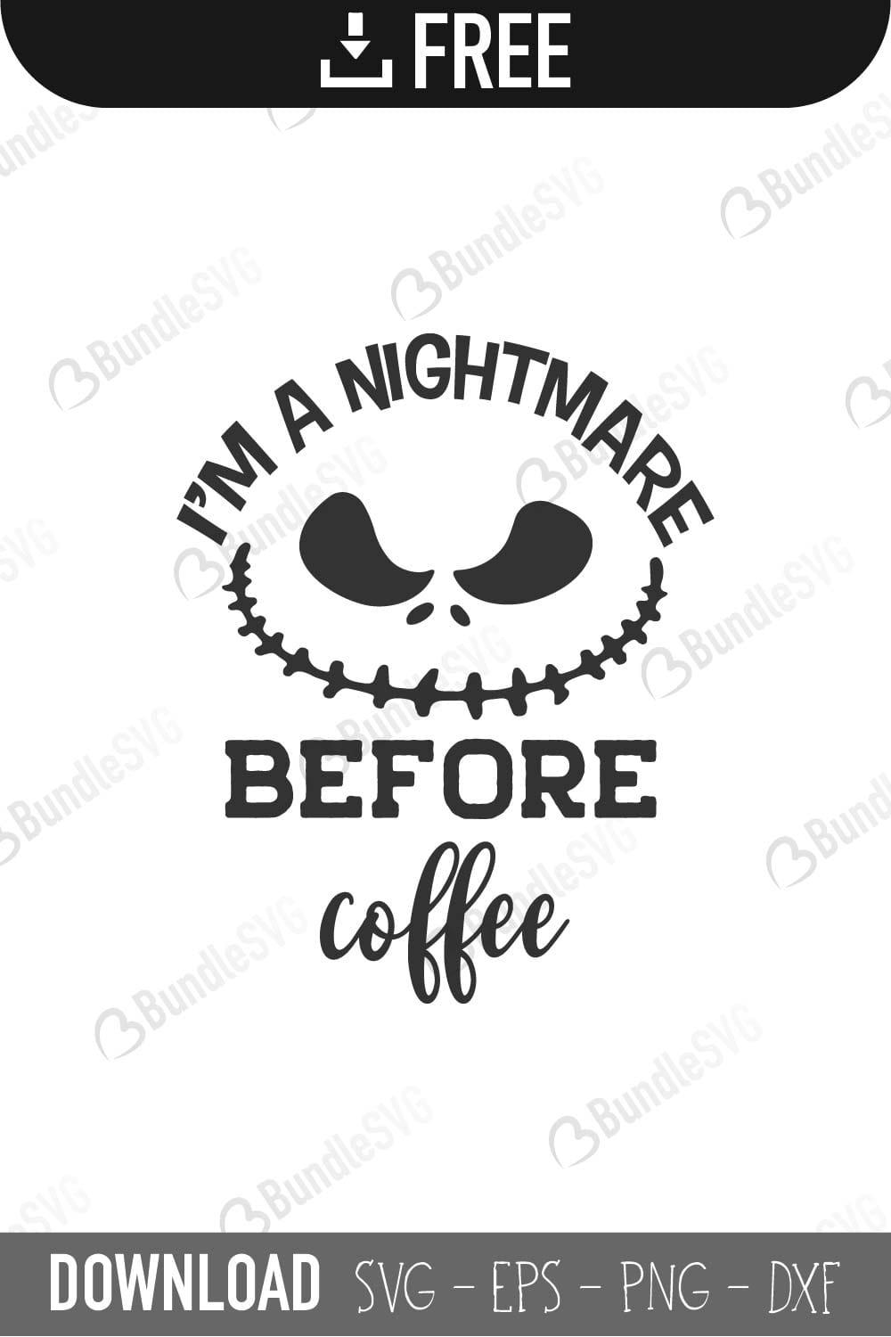 nigthmare, before coffee, halloween, cutting, machines, sally, jack, skellington, jack skellington, free, svg free, svg cut files free, download, shirt design, cut file,