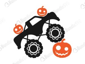 pumpkin, smasher, svg, boy halloween, monster truck, boys cricut, pumpkin truck, pumpkin monster,