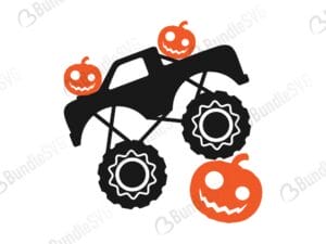 pumpkin, smasher, svg, boy halloween, monster truck, boys cricut, pumpkin truck, pumpkin monster,