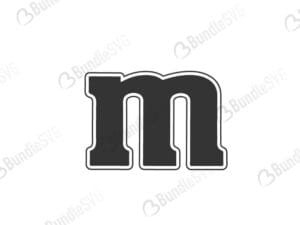 m&m, m, mm cut files, m-m, m and m with nuts, m and m clipart, free, svg free, svg cut files free, download, cut file,