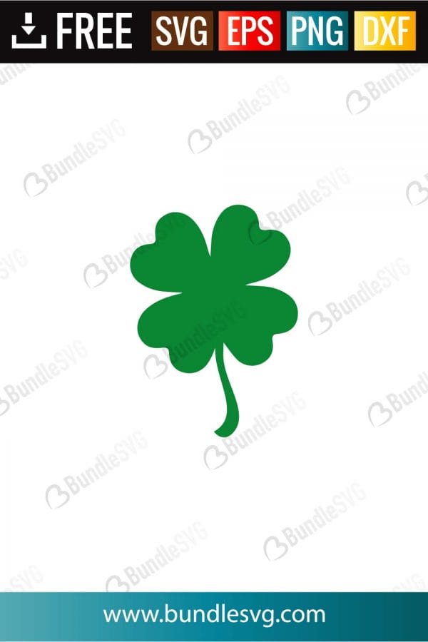 four, leaf, clover, four leaf, free, svg free, svg cut files free, download, cut file,